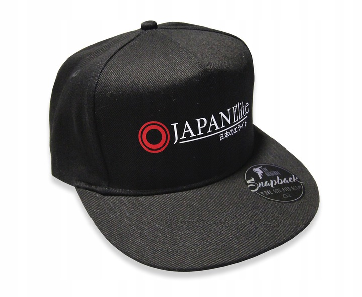 Czapka daszek SnapBack Japan Elite Czarna unisex